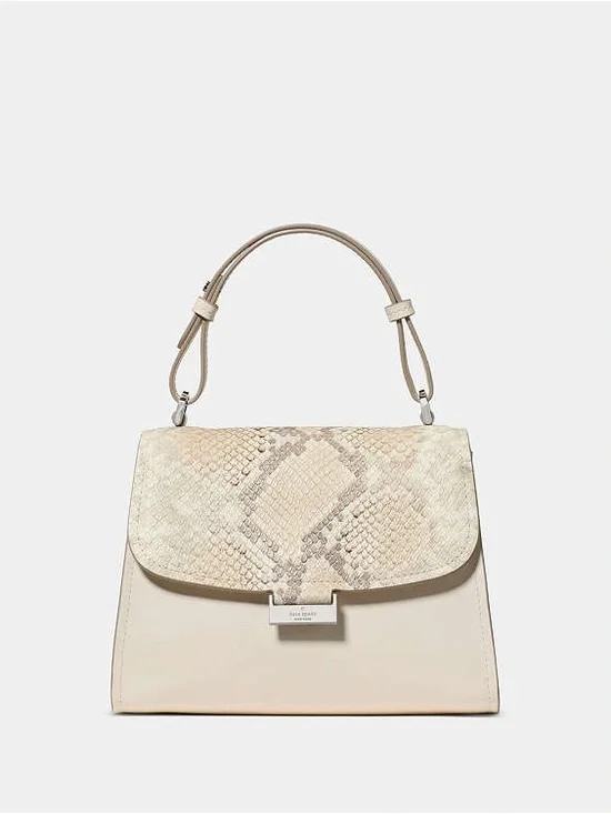 Kate Spade Riley Snake Embossed Small Top Handle Bag