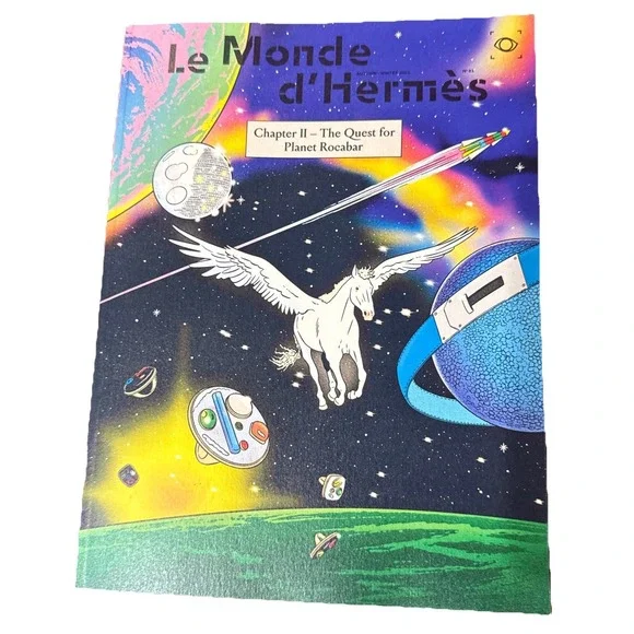 Le Monde d'Hermes Magazine Autumn Winter Catalogue‎ 2023 PEGASUS PEGASE🔥