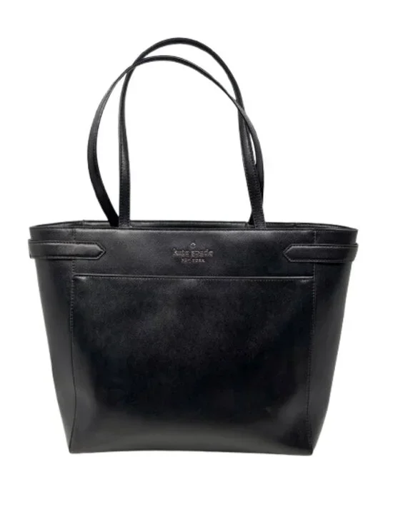 KATE SPADE~Staci Laptop Bag~EXTRA LARGE BLACK SAFFIANO WORK SHOULDER TOTE