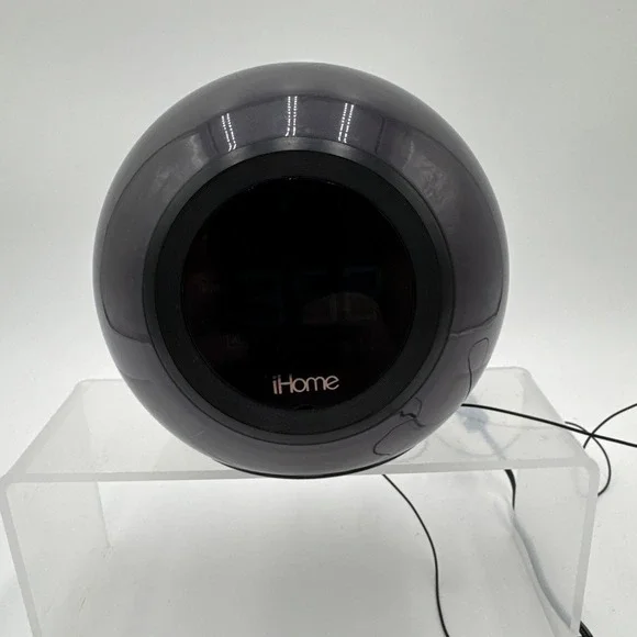 🔥 iHome iBT29 Bluetooth Color Changing Dual Alarm Clock Radio w/ Power Adapter