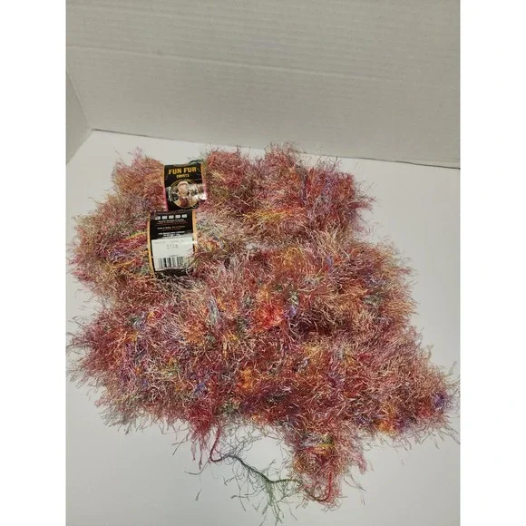 Lion Brand Fun Fur‎ Prints Yarn Confetti Lot 5888