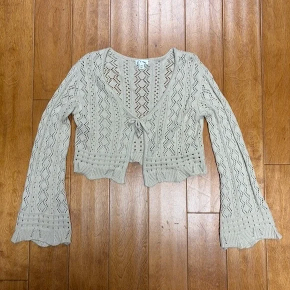 Womens Crochet Top Size M Festival Concert Rodeo Coastal Cowgirl Cottage Boho