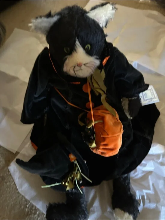 Bunnies By The Bay 1994 Witch Hazel Halloween Black Cat Plush 178 400