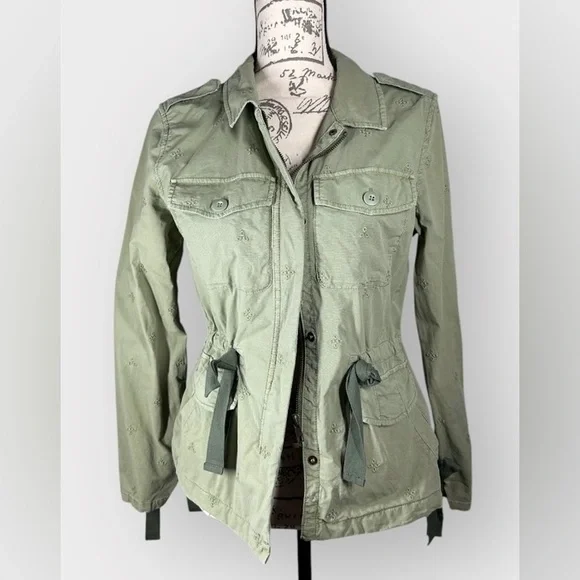 Sanctuary, Green Utility Jacket, Size XS