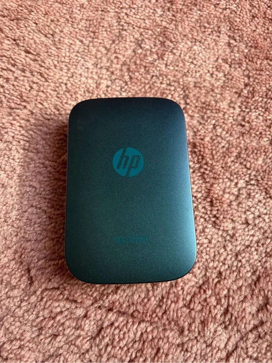 HP Sprocket mini blue printer