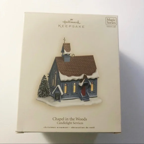 Hallmark keepsake ornament chapel in the woods
