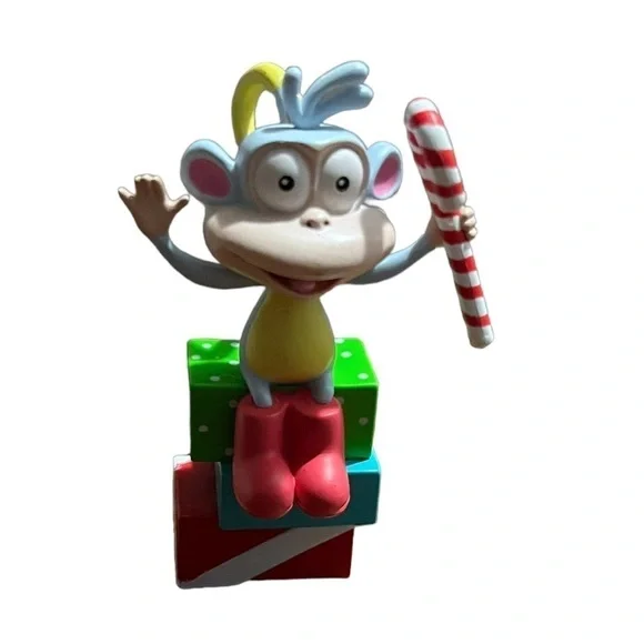 Dora the Explorer Boots Monkey Christmas Ornaments