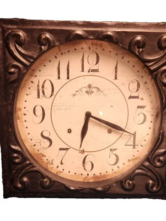 Large Clock - Pier One Imports Metal Clock 12