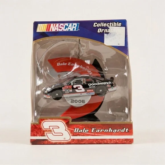 Dale Earnhardt Nascar Ornament 2006 Collectible Goodwrench Car Number 3 Trevco
