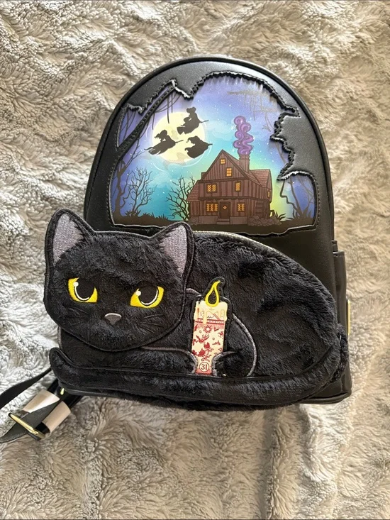 Loungefly x Disney Hocus Pocus Binx Pocket Mini Backpack