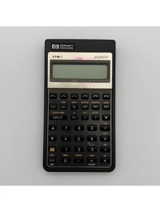 Vintage HP 17BII Business Financial Calculator Tested Working Batteries Not Incl