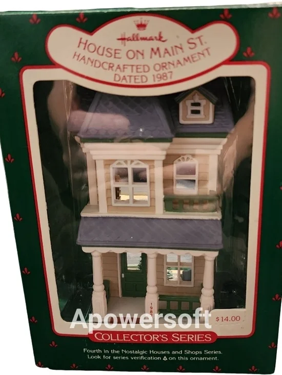 1987 Hallmark House on Main St. Ornament
