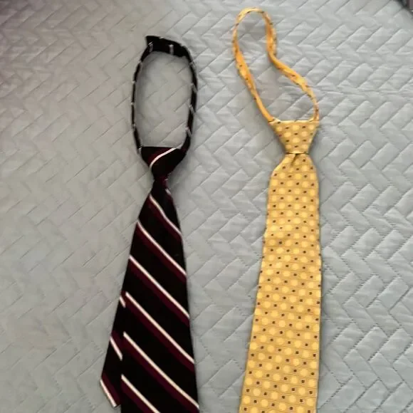 Boys neck ties adjustable