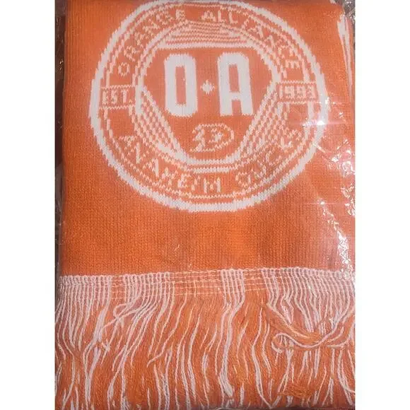 Lot Of 2 NHL Anaheim Ducks Orange Alliance Season Ticket Exclusive Scarf