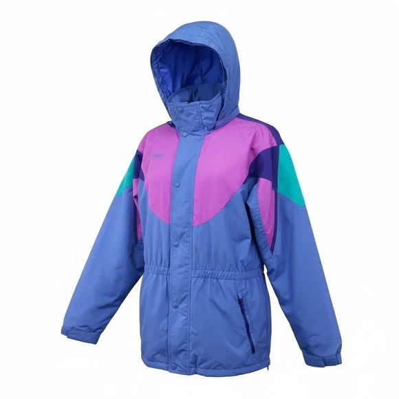 Vintage 80s Girls Columbia Colorful Jacket 18/20