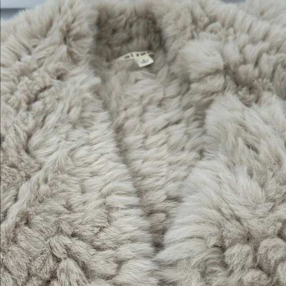 Miami Cream Faux Fur Vest