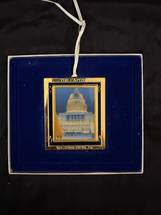 Official 2008 Holiday Ornament Congressional Washington DC Christmas Collectible