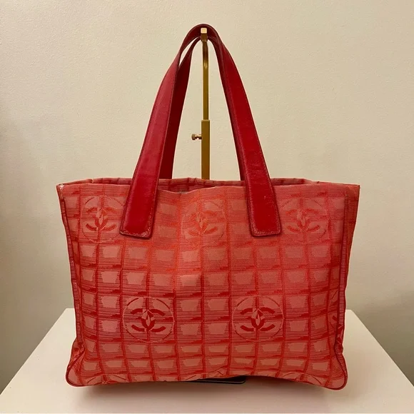 Authentic Chanel New Travel Line Tote PM Vintage from Japan