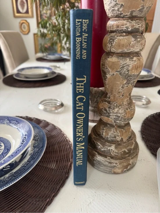 The Cat Owner's Manual Blue Hardcover Book