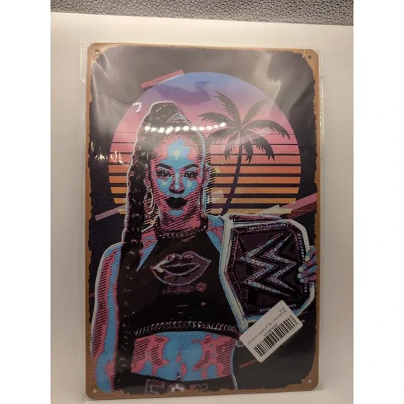 Wwe Wwf-Steel Decor‎ Sign 12x8