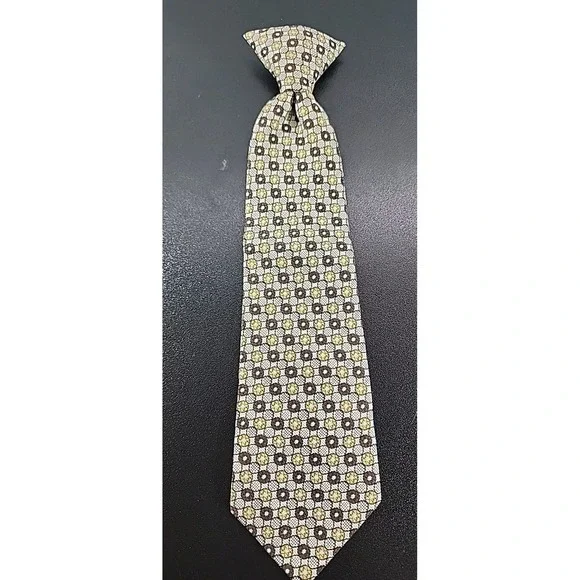 Vintage Wembley‎ Boys clip neck tie Geometric  Classic