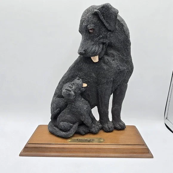 Shelf Images Dog Puppy Shelf Decor Black Lab Labrador‎ Figi Graphics Vtg