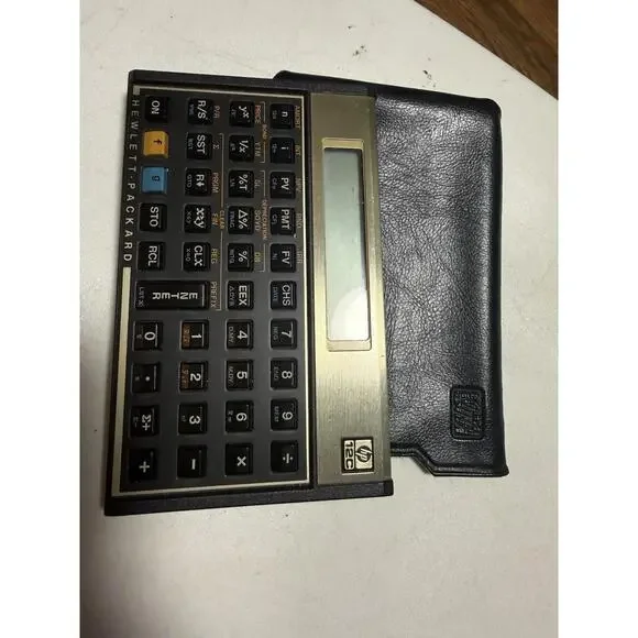 Hewlett Packard HP 12C Financial Calculator With Original Case