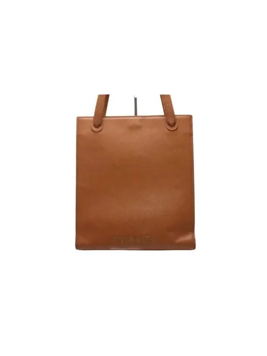 Chanel Logo GD Leather Tote