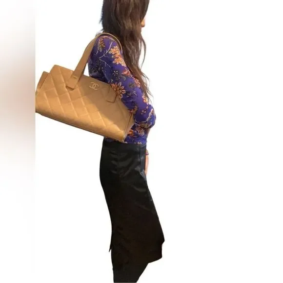 Chanel wild stitch tote bag