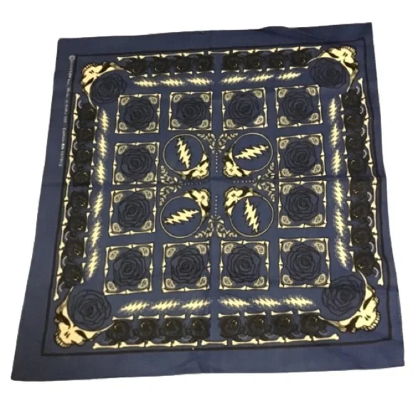 Blue steal your face n bolt nwot bandana
