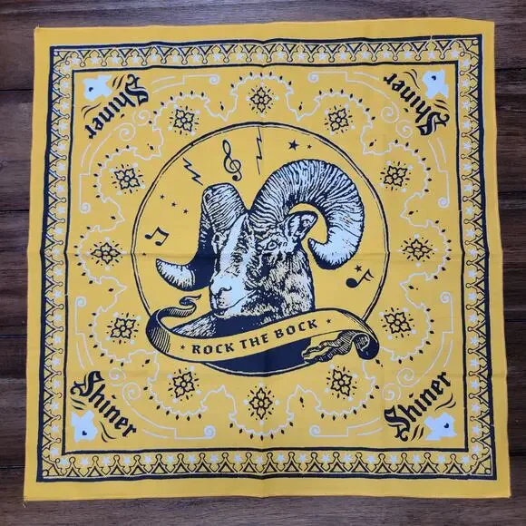 Shiner Bock Yellow Bandanna 