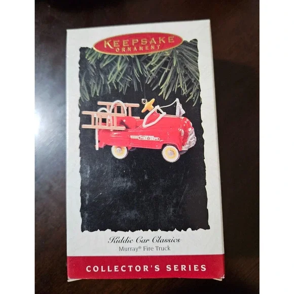 Hallmark Keepsake Ornament Kiddie Car Classics Murray Fire Truck 1995 NEW