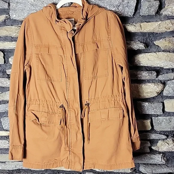 Universal Thread Brown/ Tan Utility Jacket Womens Size Medium