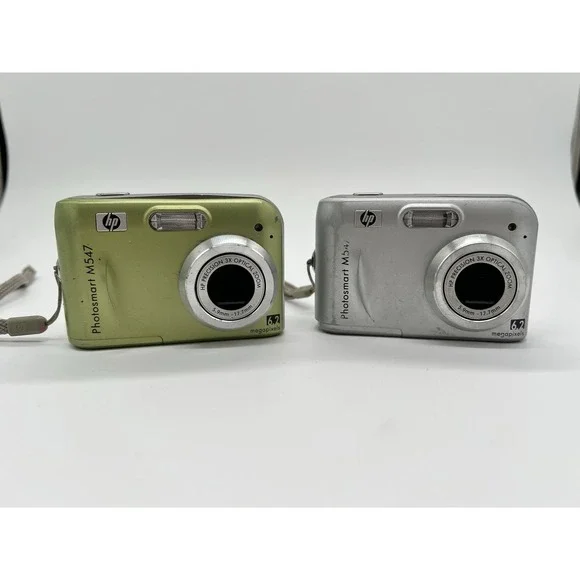 Lot Of 2 HP PhotoSmart M547 6.2MP Digital Cameras For Parts