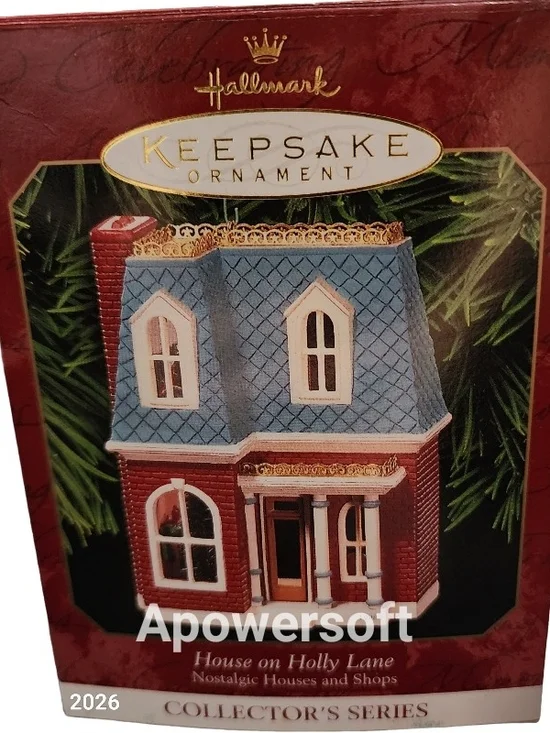1999 Hallmark Keepsake Ornament - House On Holly Hill