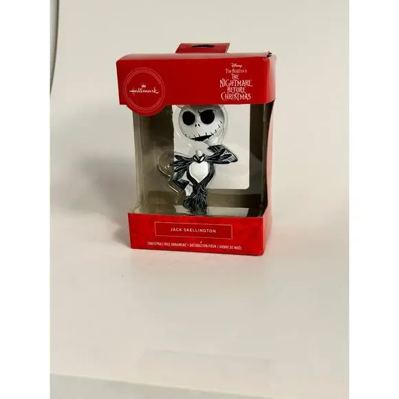 Nightmare Before Christmas Ornament 2019 Hallmark Jack Skellington Holding Head