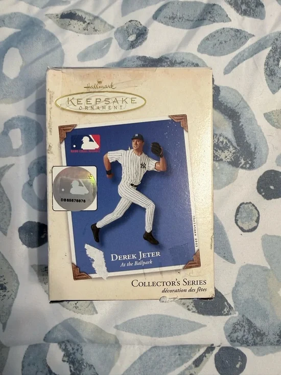Hallmark Derek Jeter Ornament - White & Blue
