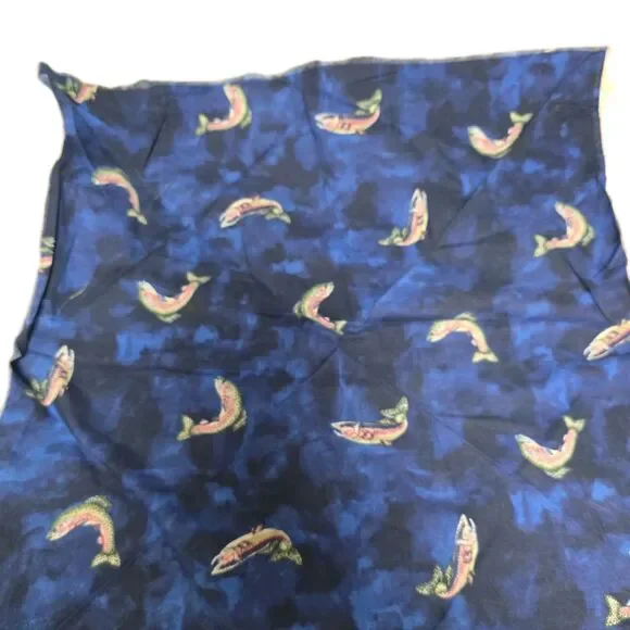 Fish Fabric Blue 16