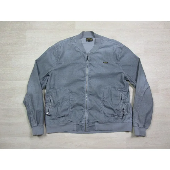 True Religion Woman's‎ Jacket (3XL) Micro Corduroy Gray TR Lightweight Designer