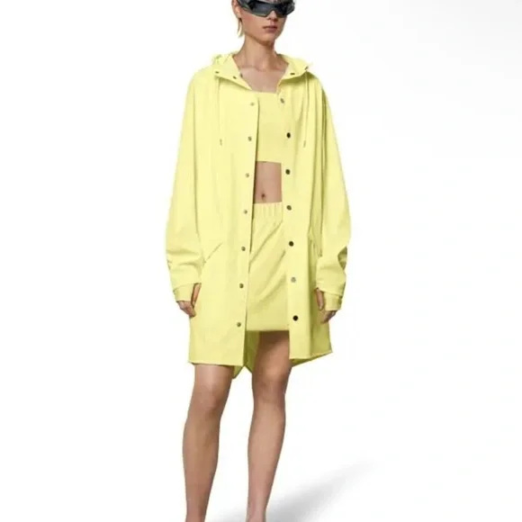 Rains Straw A Line Rain Jacket Size XS