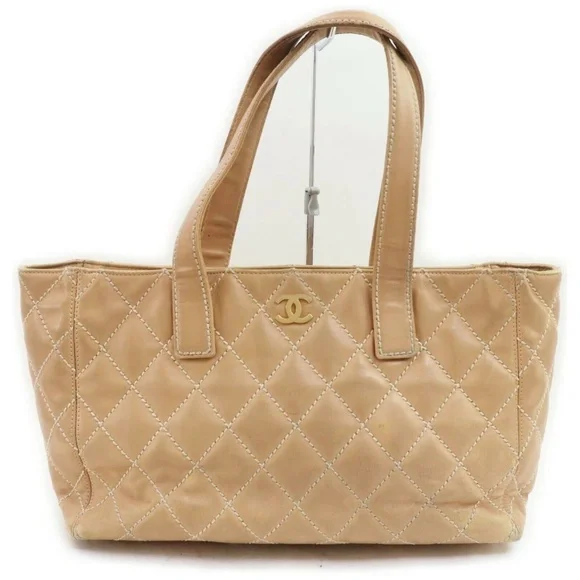 Chanel Wild Stitch Leather Tote