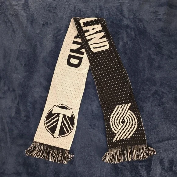 Portland Timbers Trailblazers Split Reversible Soccer Basketball NBA MLS Scarf