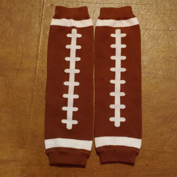 Toddler football leg warmers