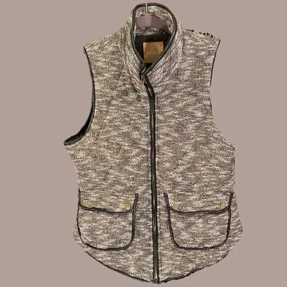 Tweed Puffer Vest