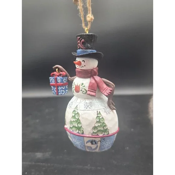 Jim Shore Kohls Snowman Christmas Ornament