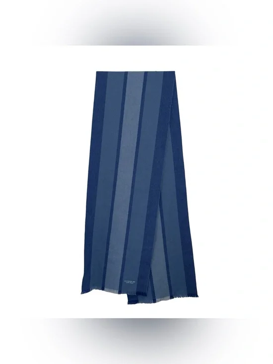 Coach New York Varsity Sport Scarf F76059 Blue Striped Unisex Men Women 79