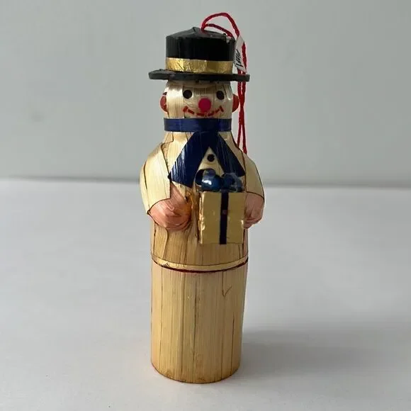 Pier 1 Snowman Gift Ornament