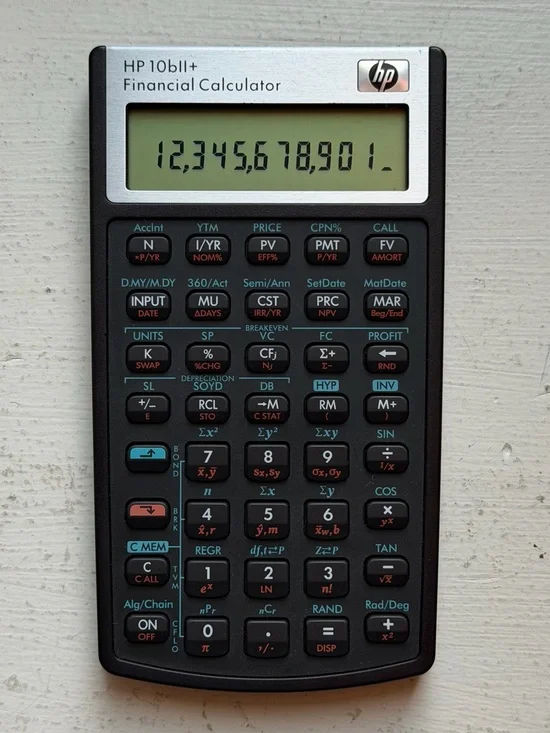 HP Financial Calculator - Black