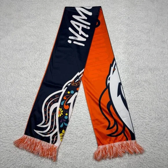 Denver Broncos Official NFL Vamos! Scarf Flower 7