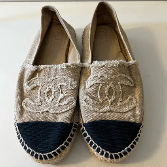 Chanel Espadrilles. Classic Chanel style. Size 37.